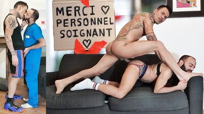 Gay Porn Video: Hunky Latino Athlete Gives A Hot Nurse A Rough Fuck