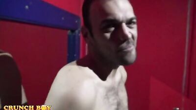 Straight Married Guy Gets Caught in the Act at the Sauna! Cruising for Gay Action on the Sly!