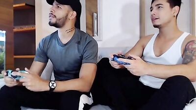 Gay Couple Live Cam Shower Blowjob - Macho Domination and Webcam Submission