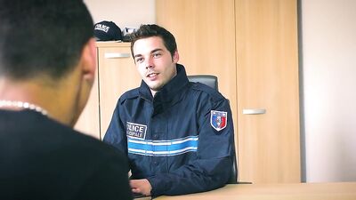 Gay Police Encounter: Young Rebel Gets Busted and Gets His Ass Taken