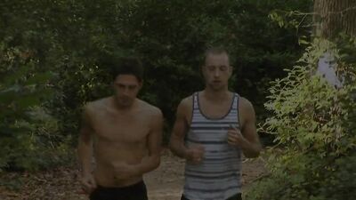 Dimitri et Florian : Plan cul entre joggers au parc