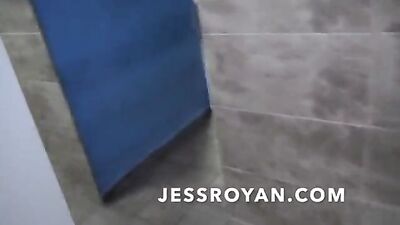 Raw Sex in a Backroom: Jess Royan Gets Caught with a Young Bi Lover in Madrids Hidd*en Cruising Spot!