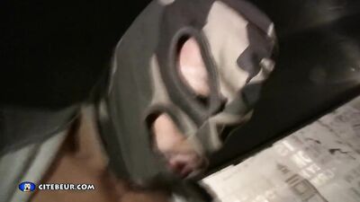 Gay Porn: Beefy Rebel Stuffs French Arab Hetero Macho Garage Babe