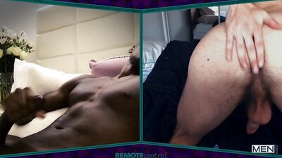 Gay Pornstars Masturbate Live on Cam in an Online Chat Room - The Ultimate Cocksucking Party!