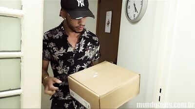 Horny Roommate Fantasy - Masturbating in Front of the Brazilian Coloc