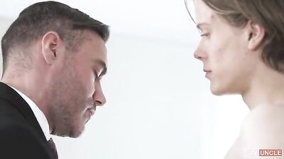 Correction in Catholic High School - Adrian Hill & Manuel Skye: Muscular Daddy Professor Gives Long-haired Student a Makeover