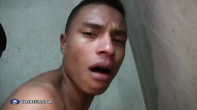 Black Bound with a Gigantic Dildo: A Frenchman Takes Control of His Mixed-Race Companions Tiny Ass