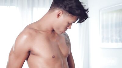 Brazilian Giant with Enormous Cock Sodomizes Passive Male Model