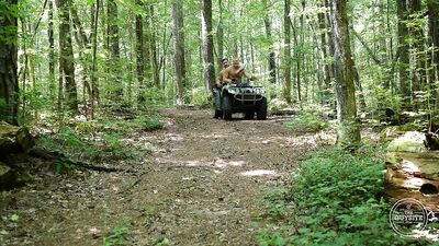Wild in the Woods: Musclebound Bodybuilder Jim Gets Lucky with Hunky Damien in the Forest.