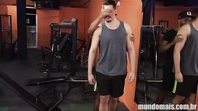 Gay Porn Sizzle: Black Brazilian Bodybuilders Tear up the Gym for Hot Muscle Worship