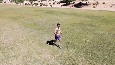 Hot Stallion: Dante Briggs - Solo Masturbation with a Muscular and Hairy Horsepower