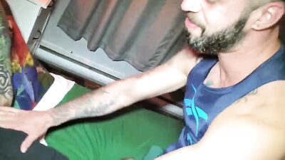 Hard & Raw Coach Fucking: Romeo Davis gets nailed by his Hipster Macho Trainer, Markus Kage