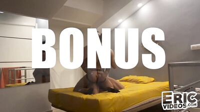 Straight Up French Bareback Sexcapade with Two Horny and Natural Guys - Cum-Swapping Action!