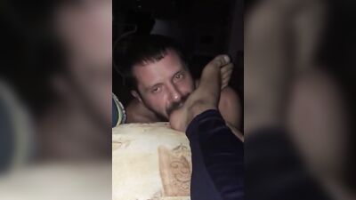 Submitting to the Feet of an Arab Master - French Slave Caught in a Foot Fetish Trap