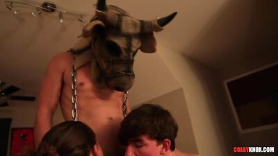 Halloween Hellraisers: Young Male Trios Sexy Costume Adventure with Colby Chambers, Jack Valor and Levi Hatter