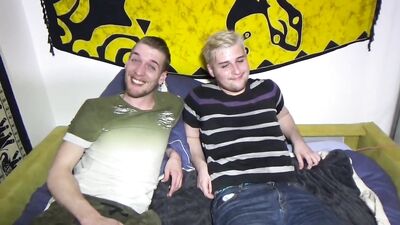 French Twinks Audition for a Gay Porn Video - Young Couples First Time
