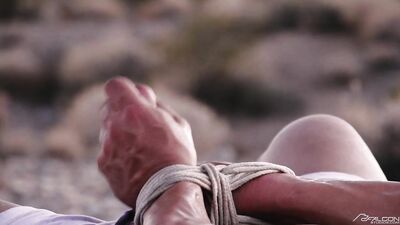 Desert Delight: Ryan Rose and Draven Navarros Outdoor Anal Adventure