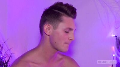 Halloween Hijinks - Garrett Kinsley & Aaron Roberts First Time with a Skinny Virgin