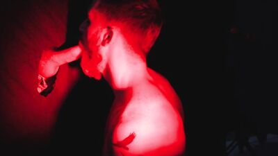 Gloryhole in Room 69: Anonymous Gay Hookup with Scott DeMarco and Nick Milani