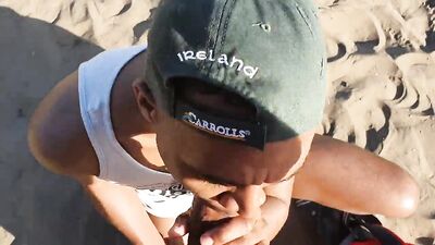 Gay Beach Hookup: Raw Fuck Club Sodomy on the Nude Beach