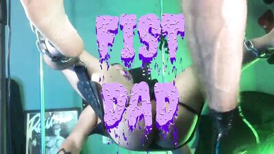 Raw and Rough: Dads Anal Fisting Fun with a Young Sub