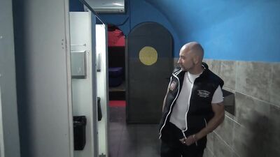Hard Fuck Club: Blonde Boy Toilet Sex in Sauna Cruising