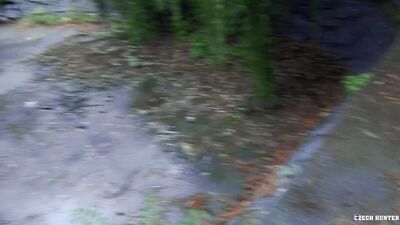 Asian Thunder: Pounded by Czech Hunter and S#xored in the Park