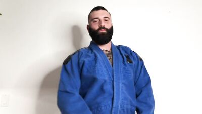 Gay Porn Video - Muscular Judo Fighter, Markus Kage Strips Down!