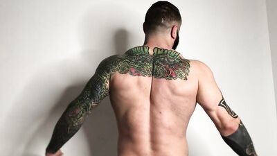 Gay Porn Video - Muscular Judo Fighter, Markus Kage Strips Down!