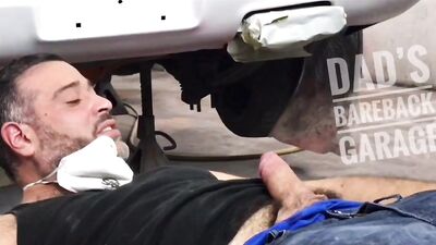 Garage Frenzy: No-Condom Bareback with the Dark-Skinned Mechanics