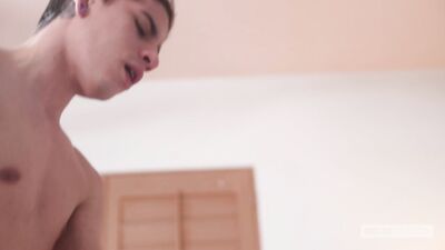 Young stud, 18-year-old creampie versatile, reverse cowgirl, and more! Jordan Lake becomes Aiden Garcias most devoted fan.