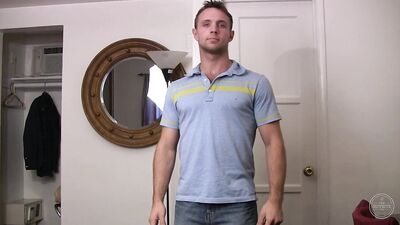 Gay Porn Video - Exhibiting at the Depot: Hairy Chested Joey Shares His Hot Talk and Cumshot!