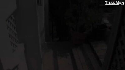 Double Dose of Muscle: Alessio Romero and Brayden Forrester in Isolated Courtyard