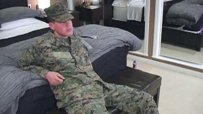 Bootlicking Marines - Masons Web Cam Suck Session Turns Into A Surprise Gay Porn Shoot