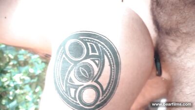 Daddys Back! - Chubby Bear Hits the Gym with a Young Trainee