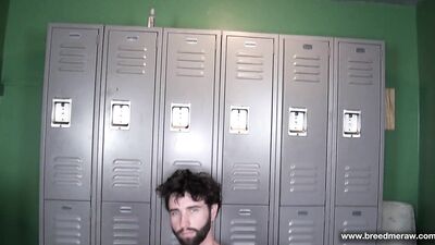 Thick Muscle Hunks, Raw Bareback Threesome!