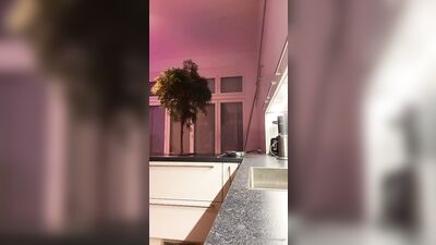 Tim Kruger: Omelette au sperme avec un verre de vin rouge