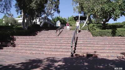 Gay College Porn: Fraternity Bros Get Down and Dirty with Huge Cocks!