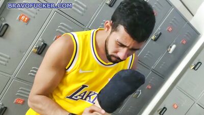 Colombian basketball players score in the locker rooms - Hot gay porn video with Latin men!