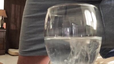 Horny Guy Moans & Drinks His Own Cum! Multiple Male Orgasms