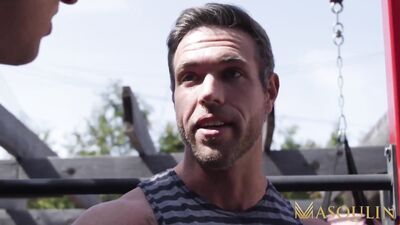 MASQULIN Muscular Alex Mecum And Pierce Paris Raw Breed Hard