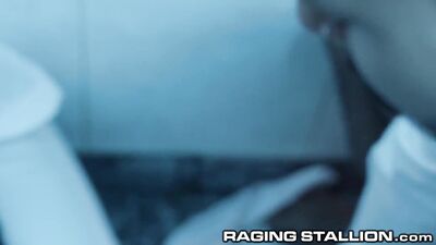 RagingStallion - Office Hunks Fuck Raw In Work Bathroom