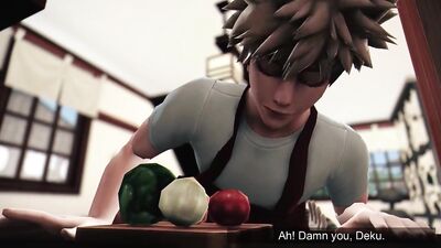 Hero's Breakfast - Izuku Midoriya x Katsuki Bakugo - My Hero Academia 3D Animation Parody