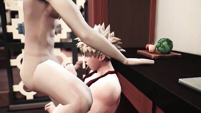 Hero's Breakfast - Izuku Midoriya x Katsuki Bakugo - My Hero Academia 3D Animation Parody