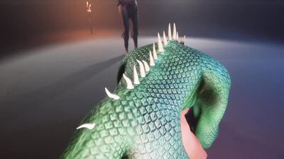 Scalie Reptile (Corbac) Orgasms Together with Guy (Gay Sex) | Wild Life Furry