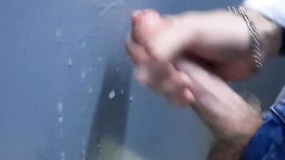 Russian young DOCTOR secretly MASTURBATES in the toilet