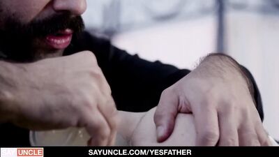 Catholic Boy Benjamin Blue Gets The Family Priest's Big Cock In His Tight Asshole