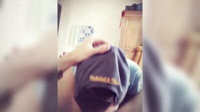 Sucking curious str8 French and taking his cumload - Max #1