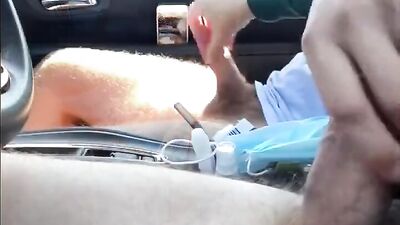 Two Buds Jerking in the Car