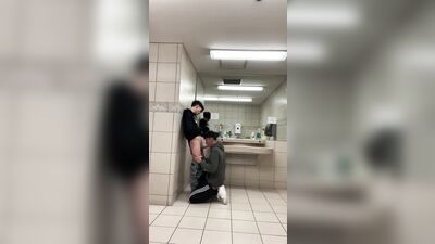 Twinks in the Mall Bathroom